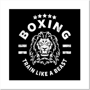 BOXING - TRAIN LIKE A BEAST Posters and Art